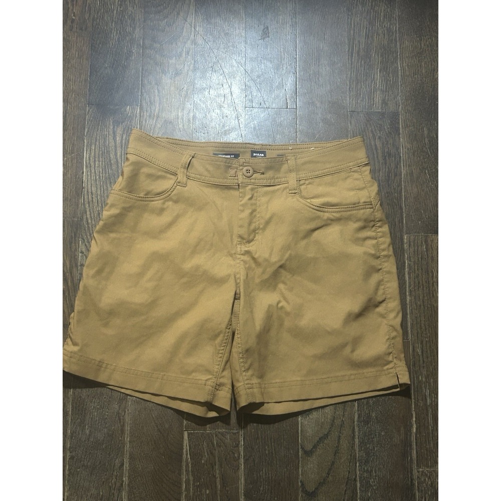 Prana Womens 4/07 Halle Short II Hiking Outdoor Earth Brown